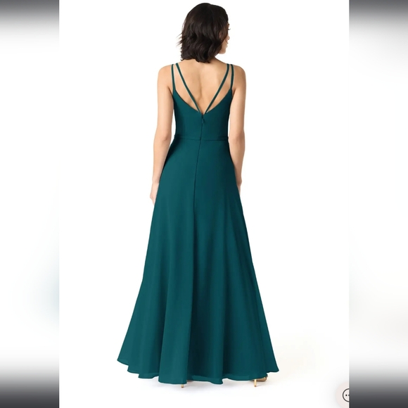 Azazie Janine Dress size A4 in Pine - Picture 2 of 3